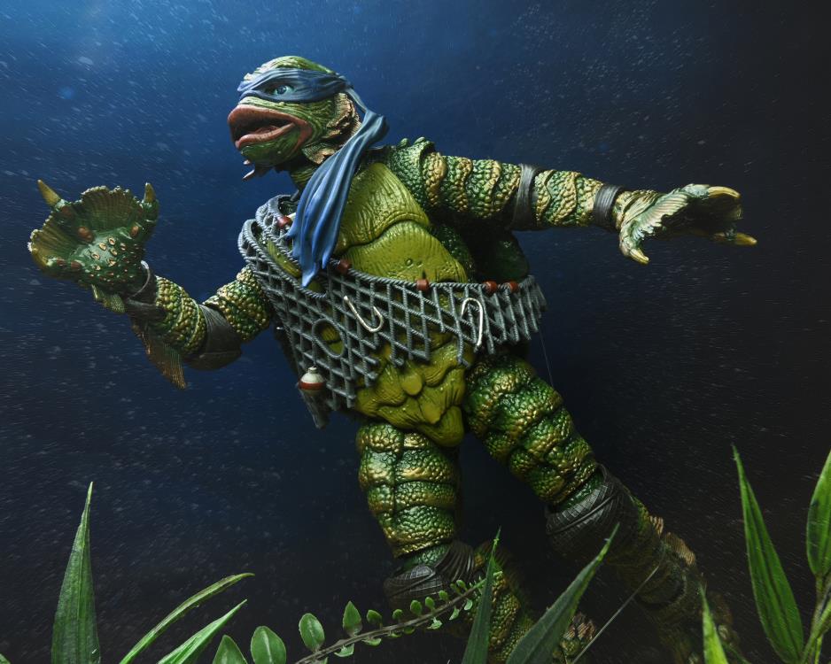 Leonardo as The Creature NECA Ultimate Universal Monsters x Teenage Mutant Ninja Turtles