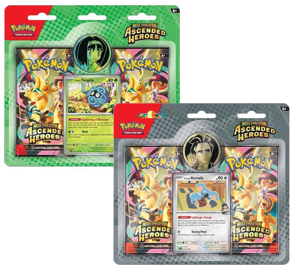 Pokemon TCG: Mega Evolution - Ascended Heroes Collection [Set of 2]