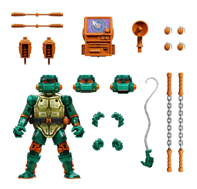 Warrior Metalhead Michelangelo Teenage Mutant Ninja Turtles ULTIMATES! Super7