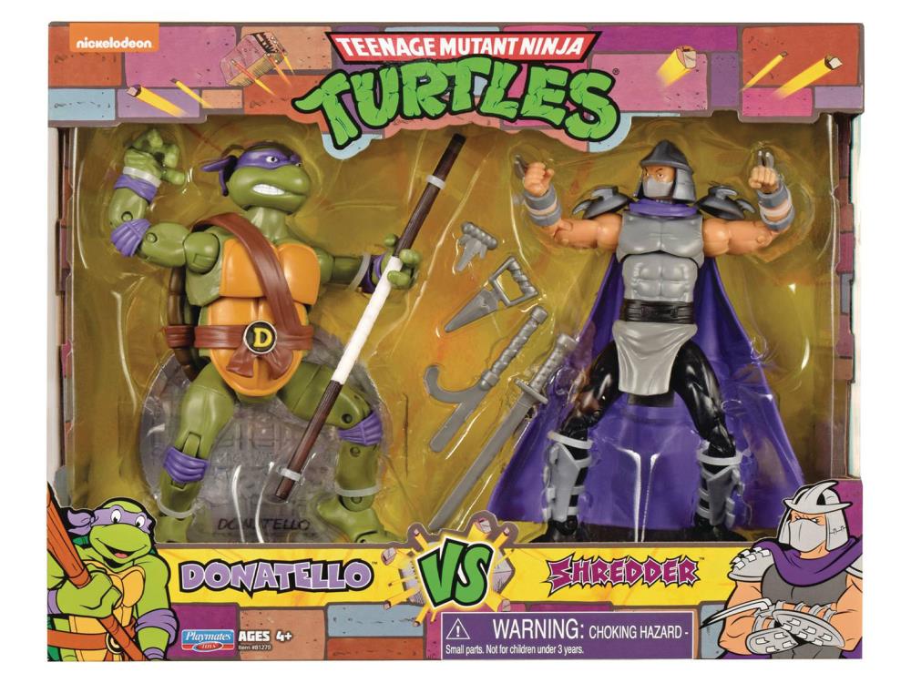 Teenage Mutant Ninja Turtles Classic - Donatello Vs. Shredder Two-Pack