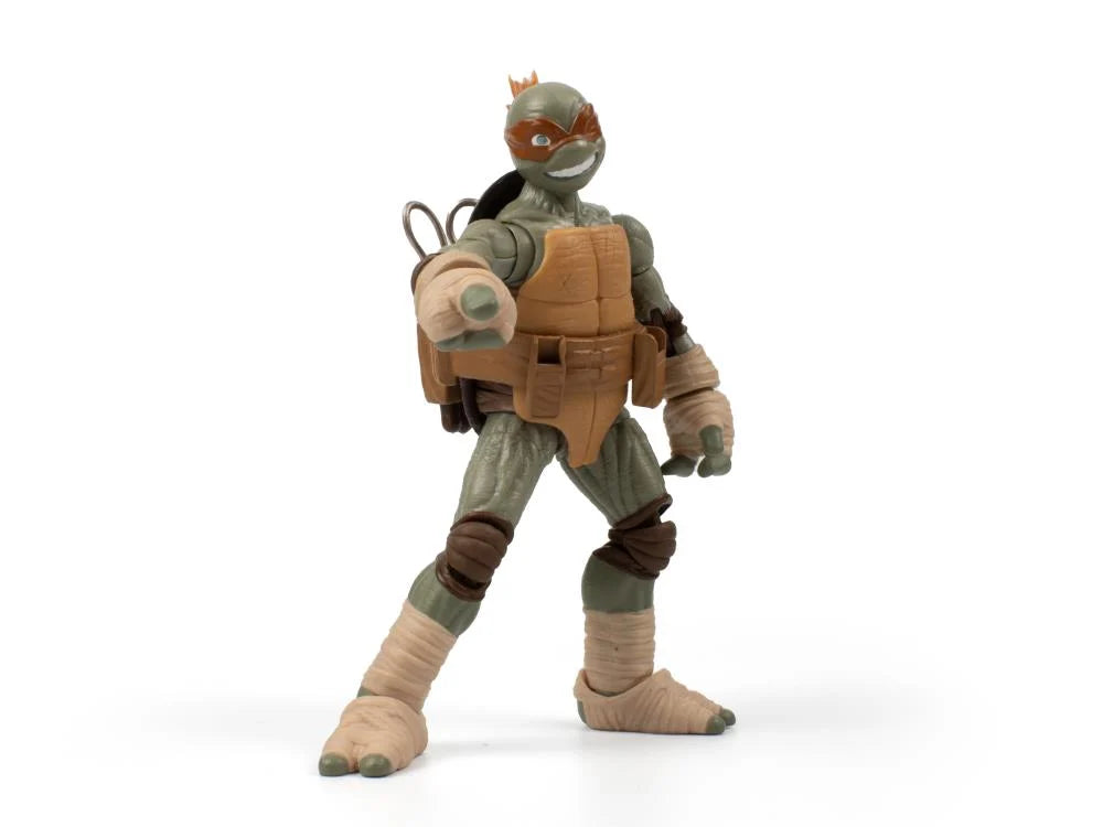 Teenage Mutant Ninja Turtles - BST AXN Michelangelo (Ver. 2) Figure & Comic Set