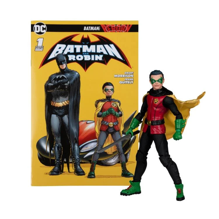 Robin Figure with Comic Batman: Reborn Page Punchers McFarlane