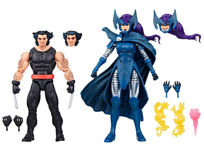 Wolverine 50th Anniversary Marvel Legends - Wolverine and Psylocke Two-Pack