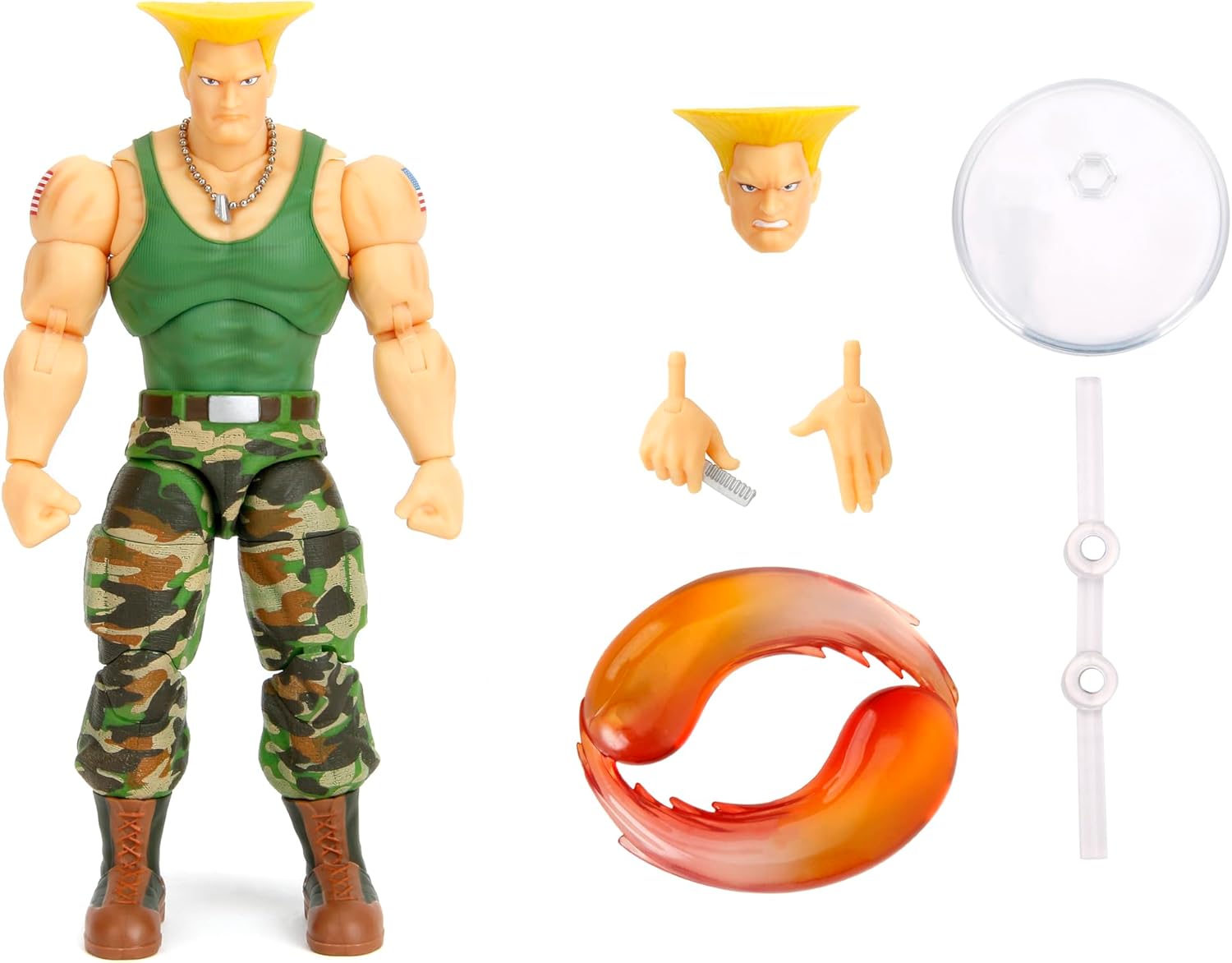 Guile 1/12 Scale Figure Ultra Street Fighter II: The Final Challengers Jada Toys