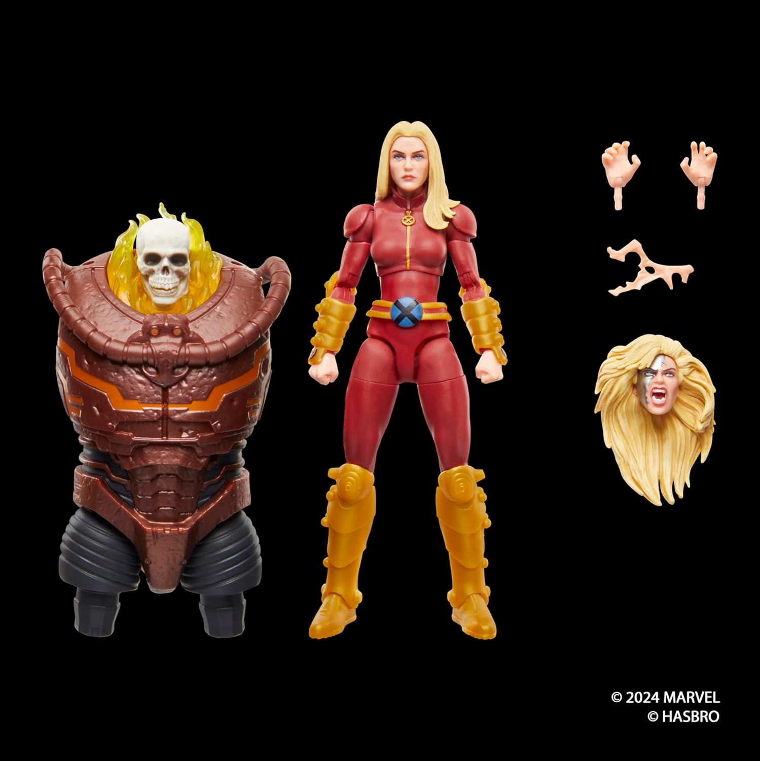Marvel's Husk Action Figure X-Men Marvel Legends Marvel's Nemesis BAF