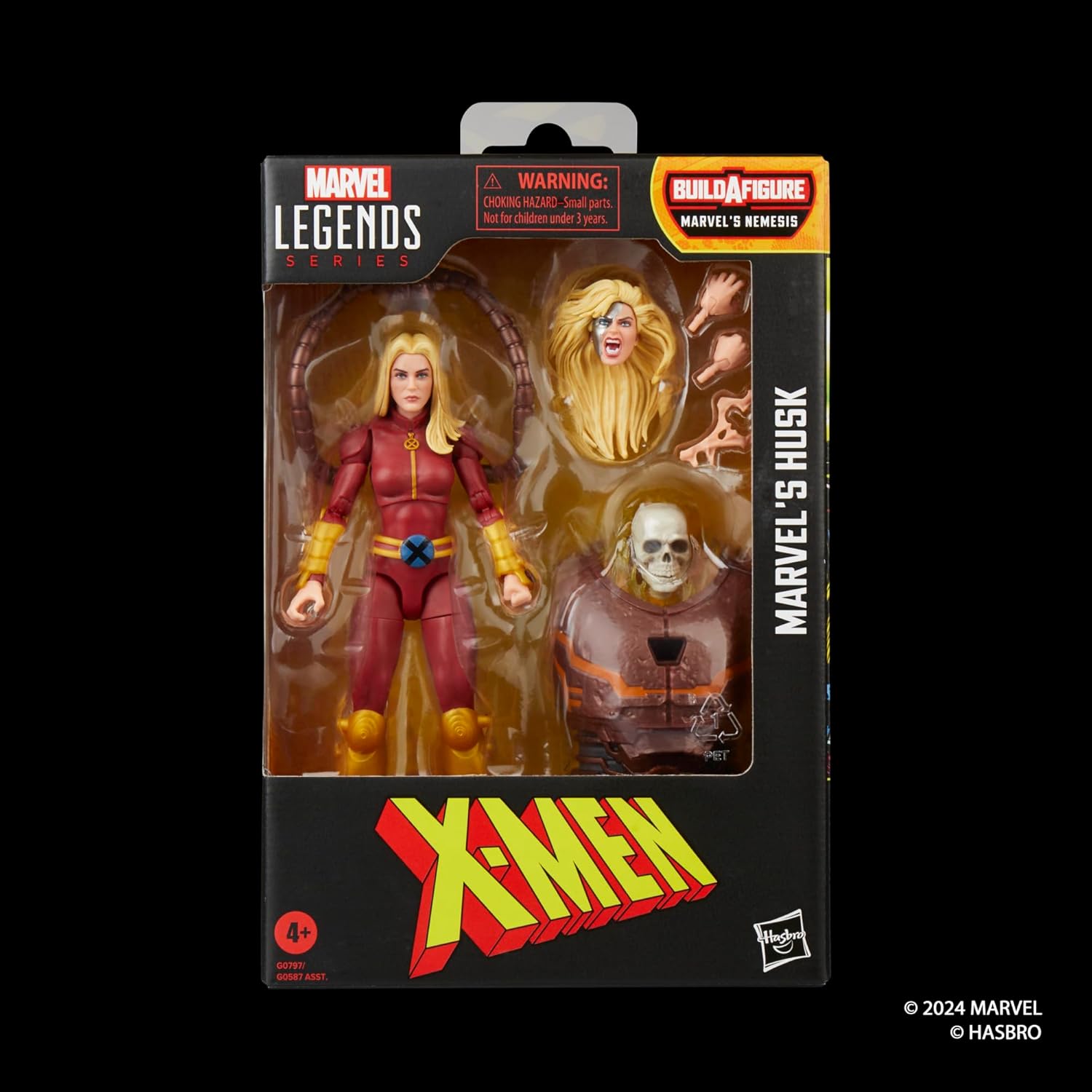 Marvel's Husk Action Figure X-Men Marvel Legends Marvel's Nemesis BAF
