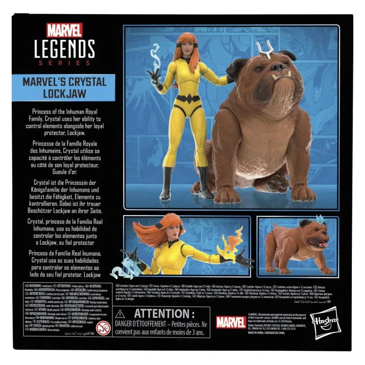 Lockjaw and Marvel's Crystal Figure 2-Pack Inhumans Marvel Legends