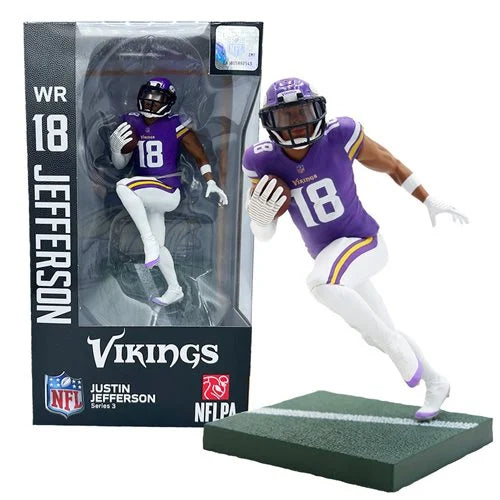 NFL Series 3 - Minnesota Vikings Justin Jefferson Action Figure