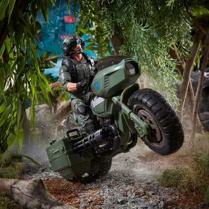 G.I. Joe Classified Series Special Missions: Cobra Island Alvin “Breaker” Kinney Figure with RAM Cycle