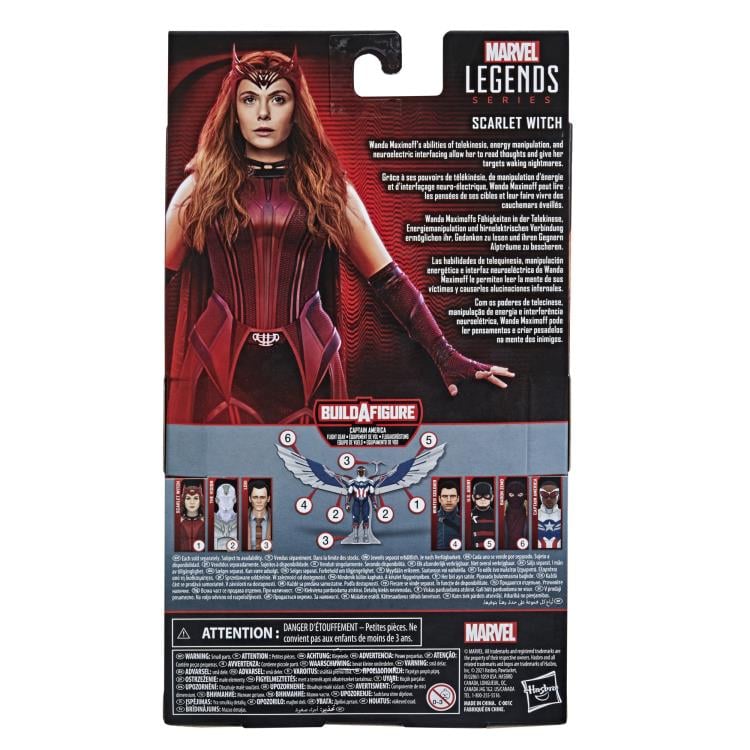 WandaVision Marvel Legends - Scarlet Witch (Captain America Flight Gear BAF)