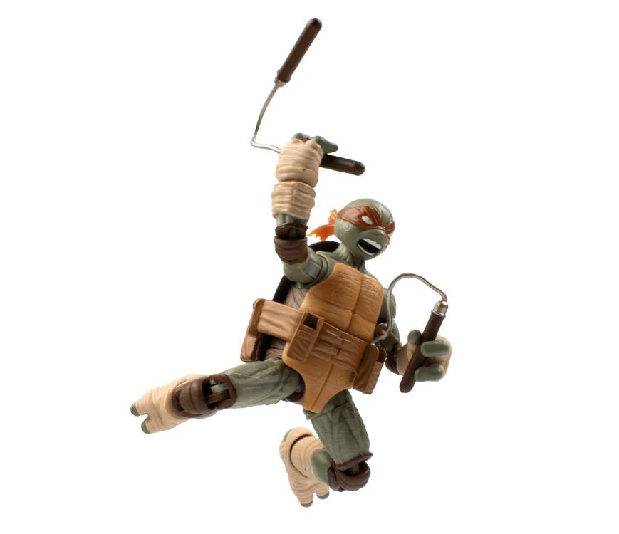 Teenage Mutant Ninja Turtles - BST AXN Michelangelo (Ver. 2) Figure & Comic Set