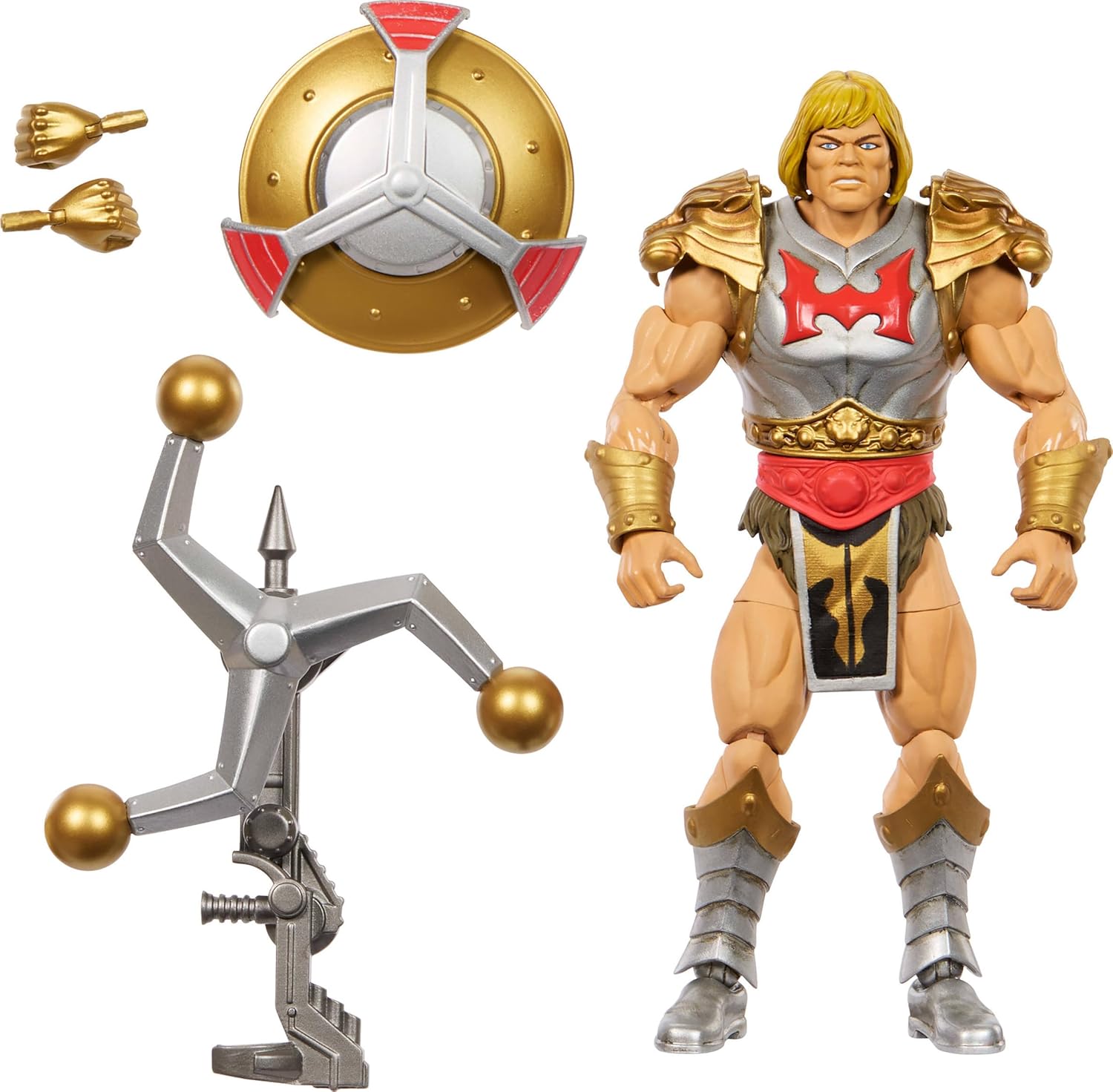 New Eternia Flying Fists He-Man Figure Masters of the Universe Masterverse Mattel