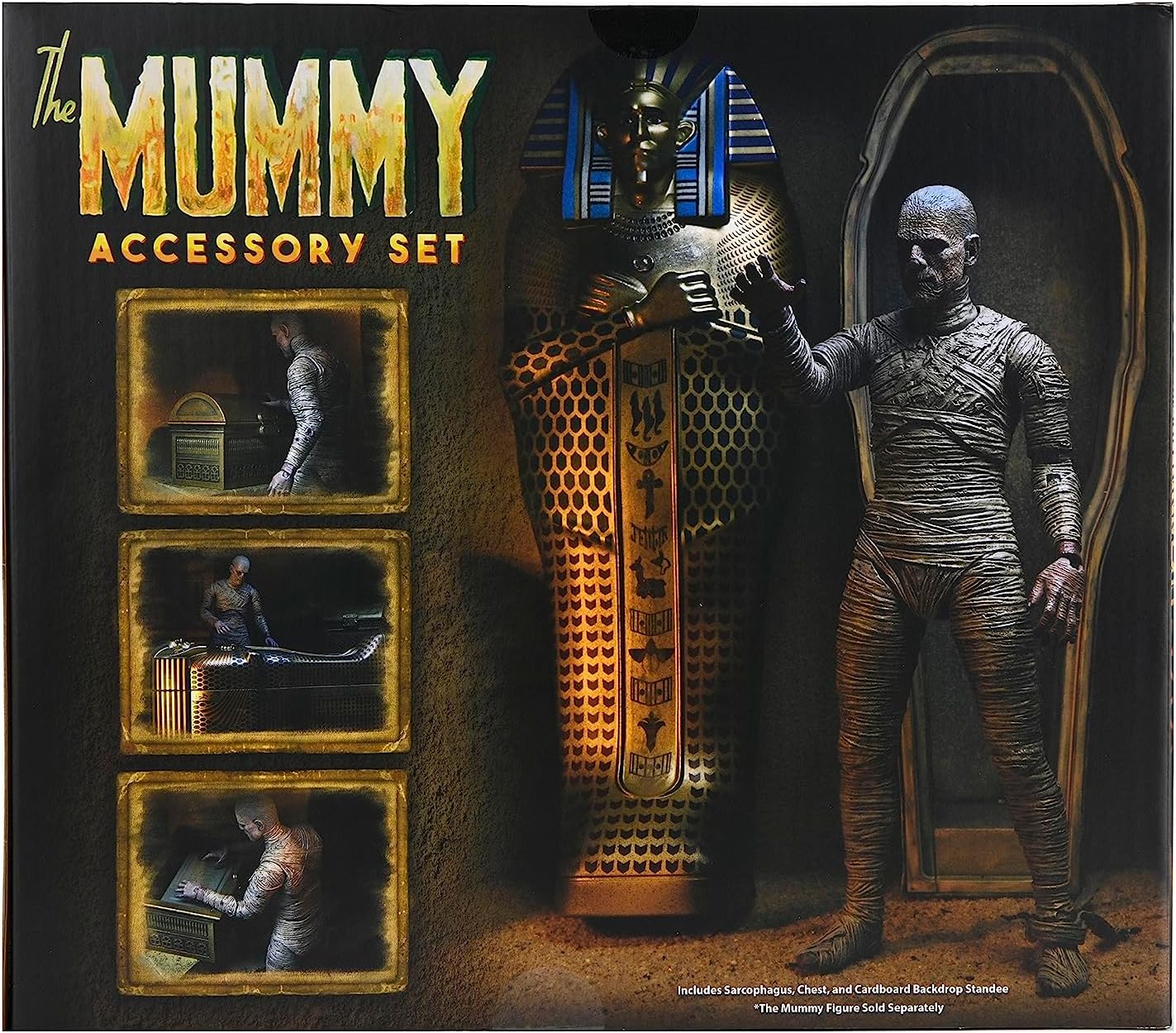 セット NECA MUMMY ミイラ男×アクセサリーパック棺 開封済