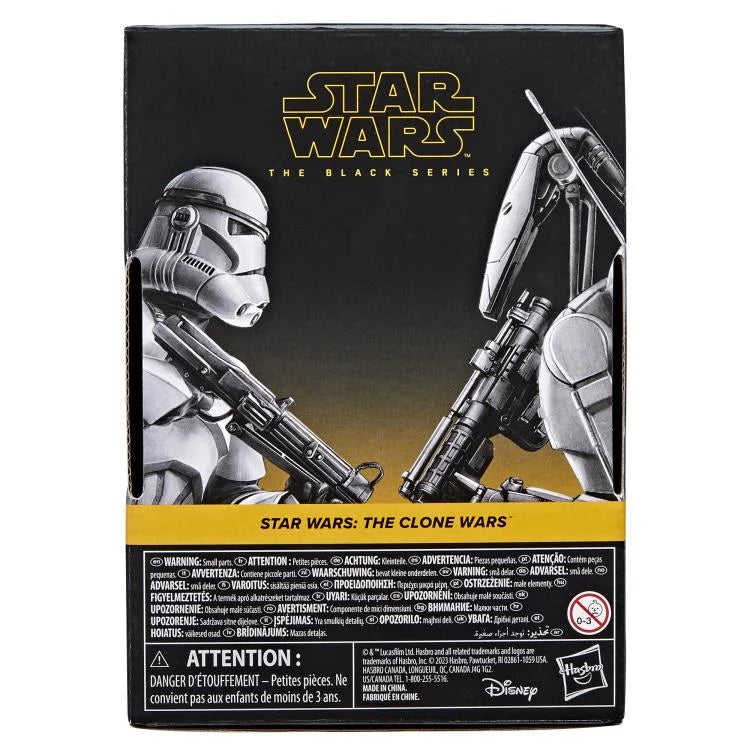 Clone Trooper & Battle Droid Two-Pack Star Wars: The Black Series Phase II The Clone Wars