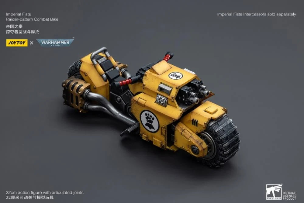 JOYTOY Warhammer 40k - Imperial Fists Raider-Pattern Combat Bike