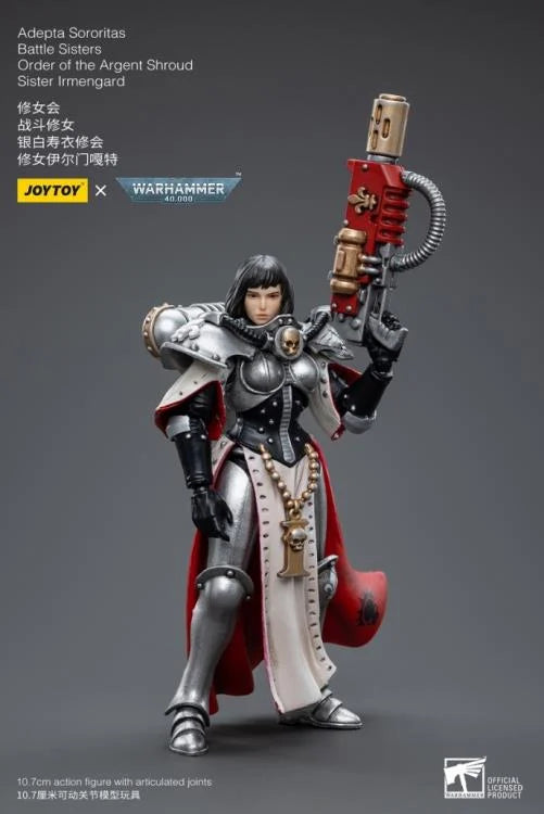 JOYTOY Warhammer 40k - Adepta Sororitas Battle Sisters Order of the Argent Shroud Sister Irmengard