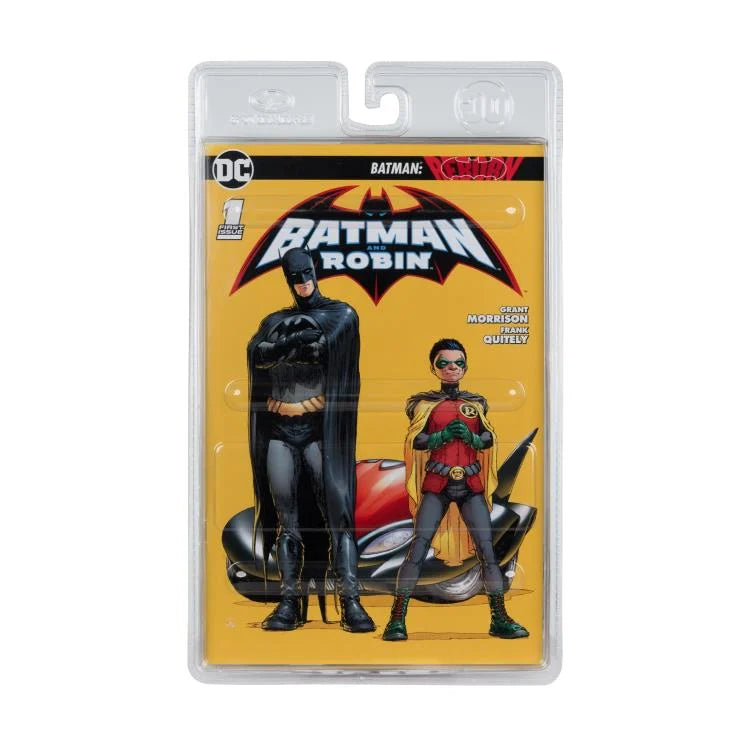 Robin Figure with Comic Batman: Reborn Page Punchers McFarlane