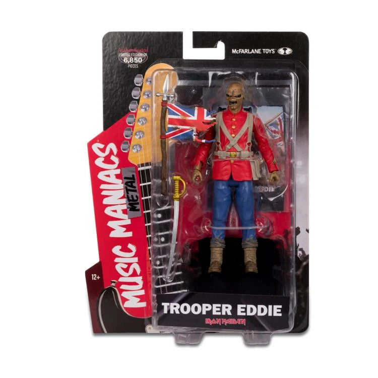 Music Maniacs Iron Maiden Trooper Eddie 6" Figure Limited Edition
