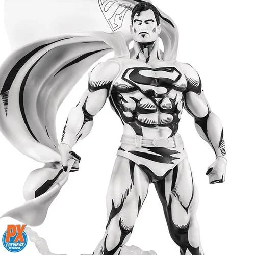 Superman - Black and White Version 1:8 Scale Statue - SDCC 2024 Previews Exclusive