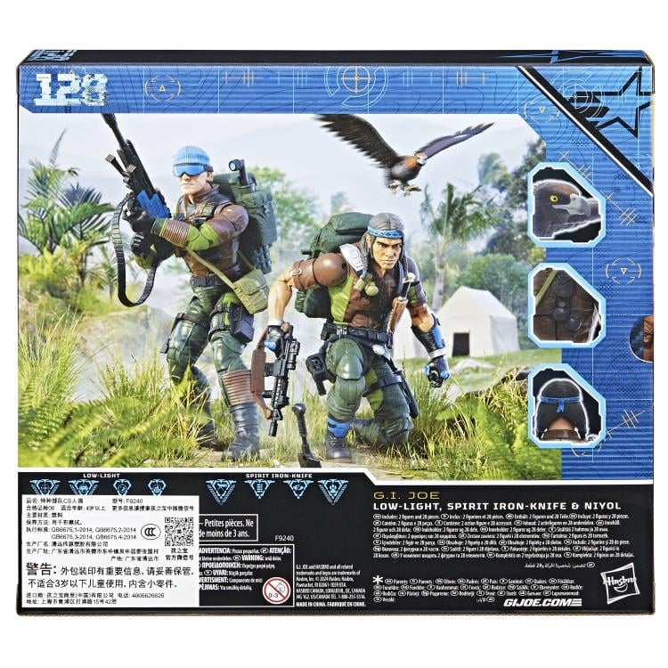 Mad Marauders Low-Light, Spirit Iron-Knife and Niyol G.I. Joe Classified Series