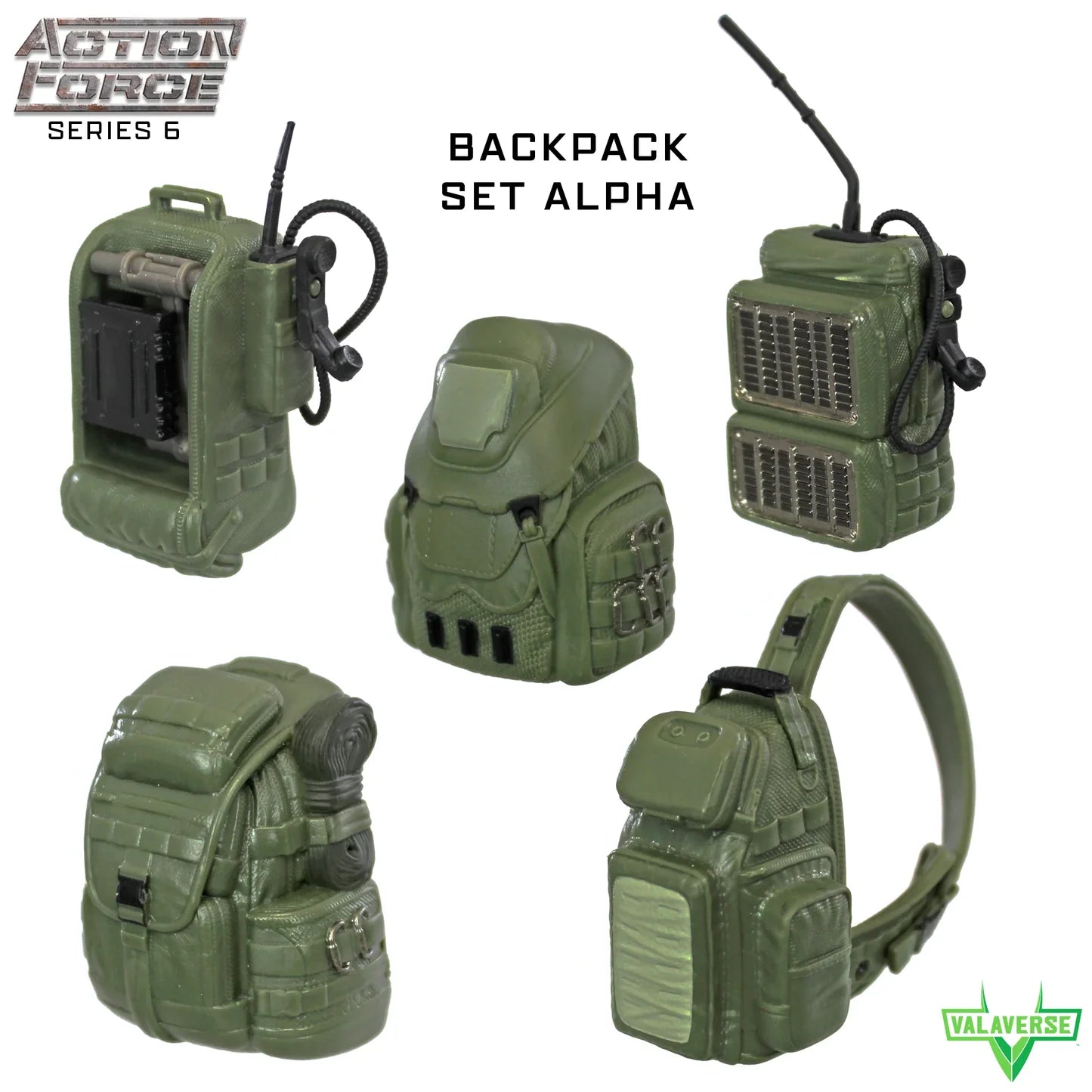 Backpack Set Alpha Action Force: Series 6