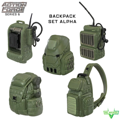 Backpack Set Alpha Action Force: Series 6