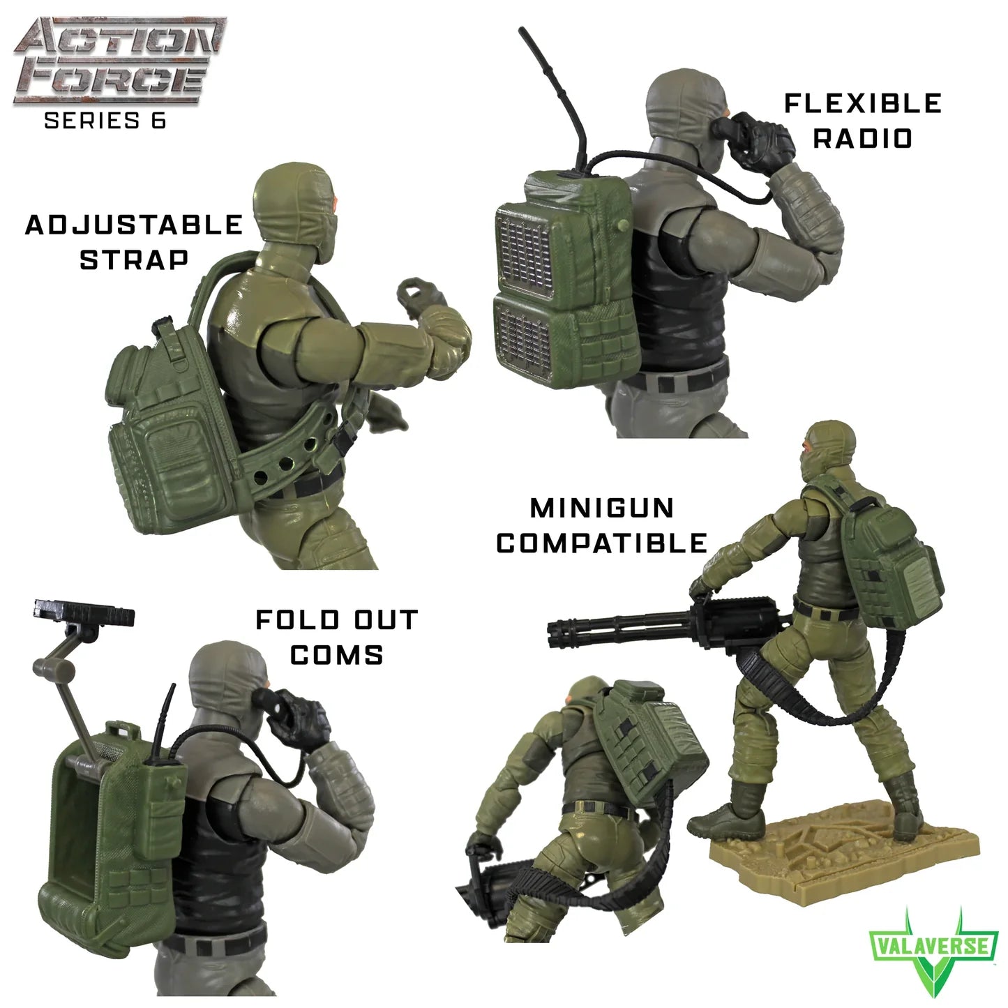 Backpack Set Alpha Action Force: Series 6
