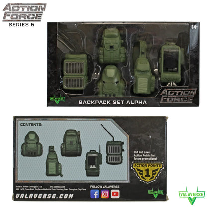 Backpack Set Alpha Action Force: Series 6