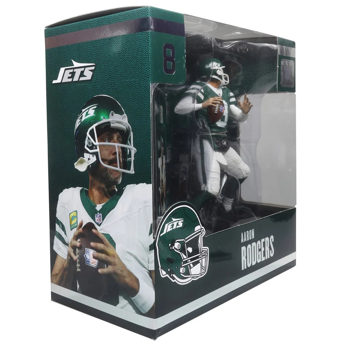 Aaron Rodgers (Green Jersey) - New York Jets NFL SportsPicks 2024 Posed Figure