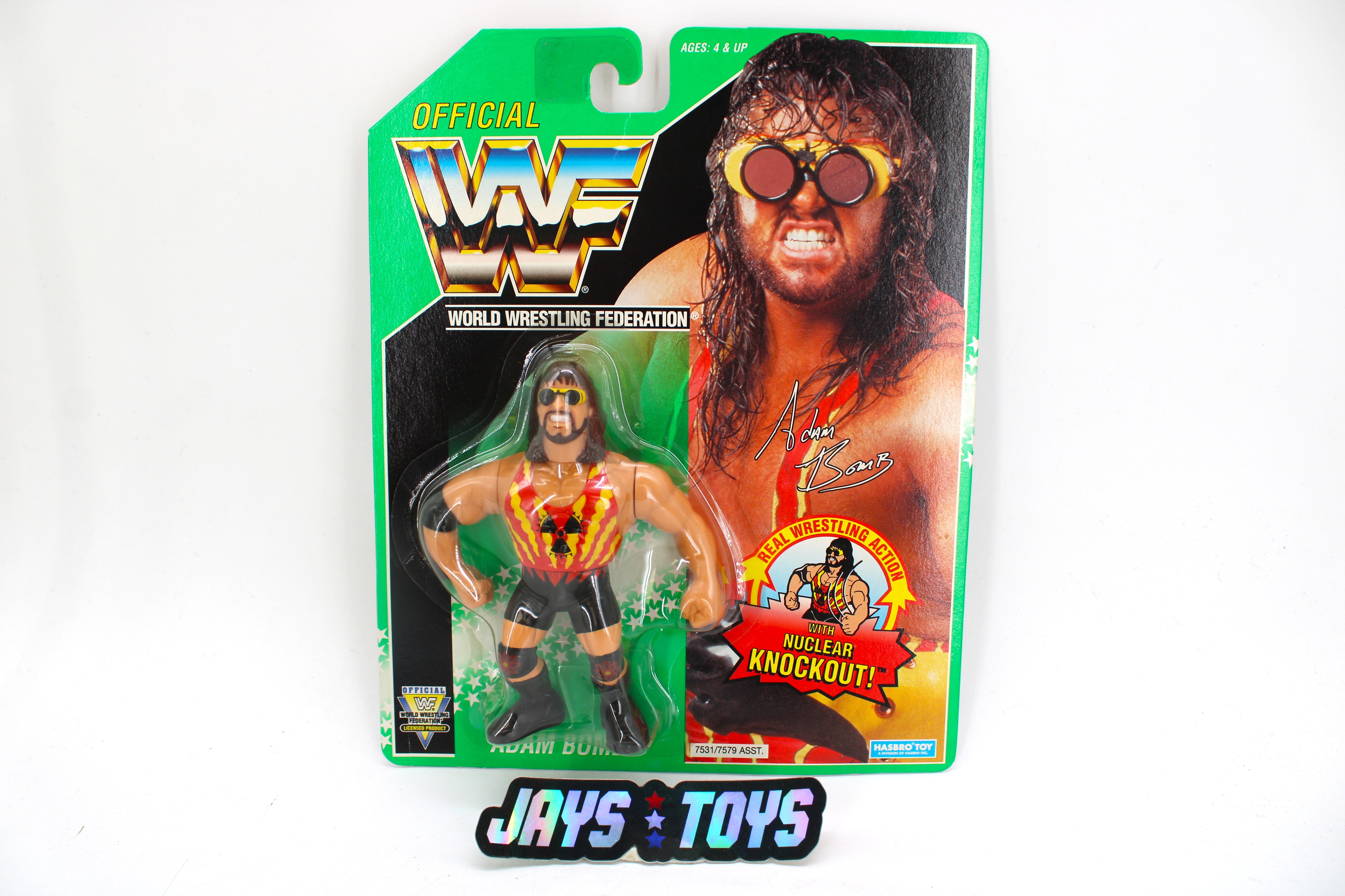ヘッド•シュリンカーズ　サムー&ファトゥ　ハズブロ フィギュア WWF Adam Bomb WWF 4.5-Inch Action Figure – Jay's Toys And Games