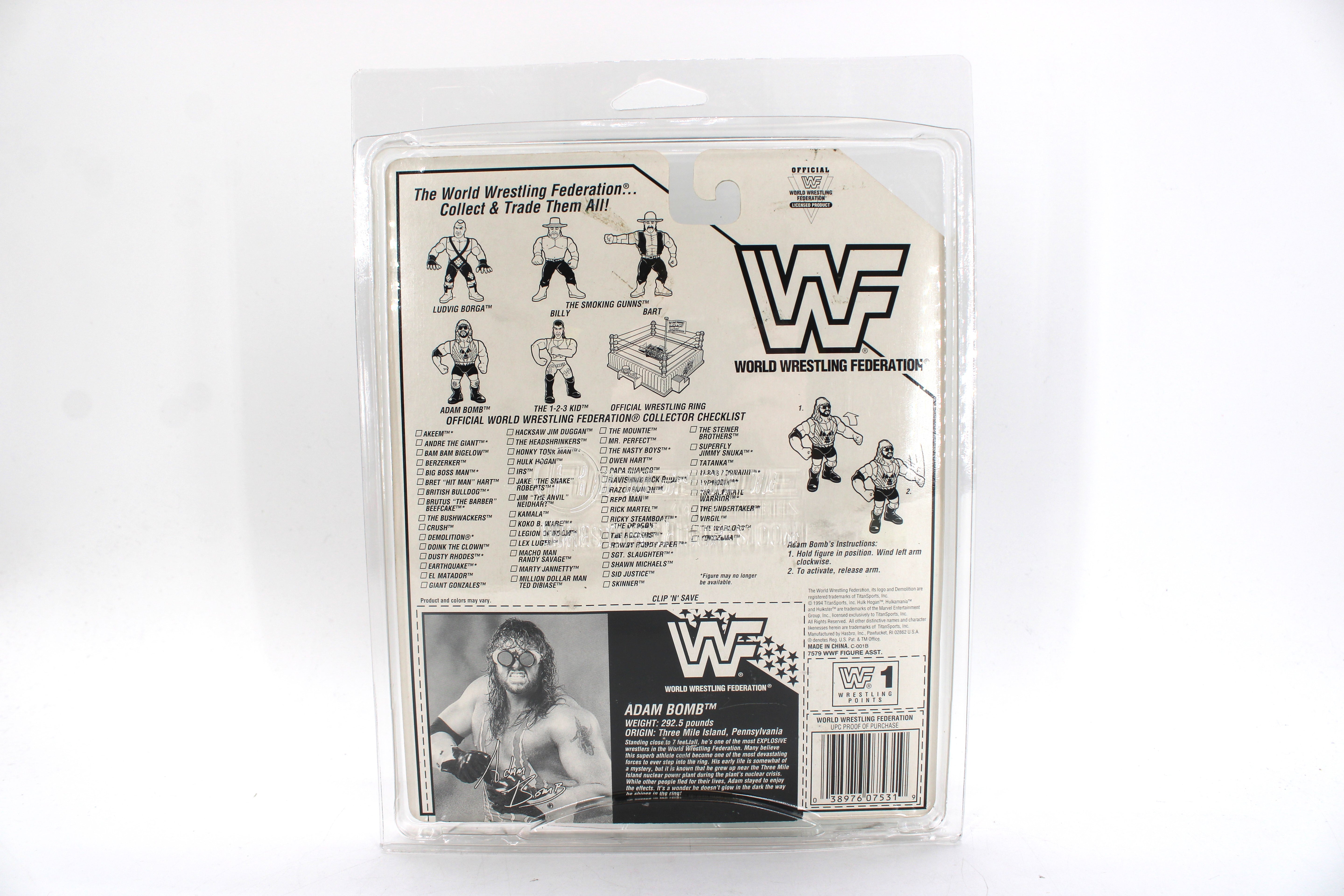 WWF Adam Bomb Action Figure (1994) – Carded - view 7