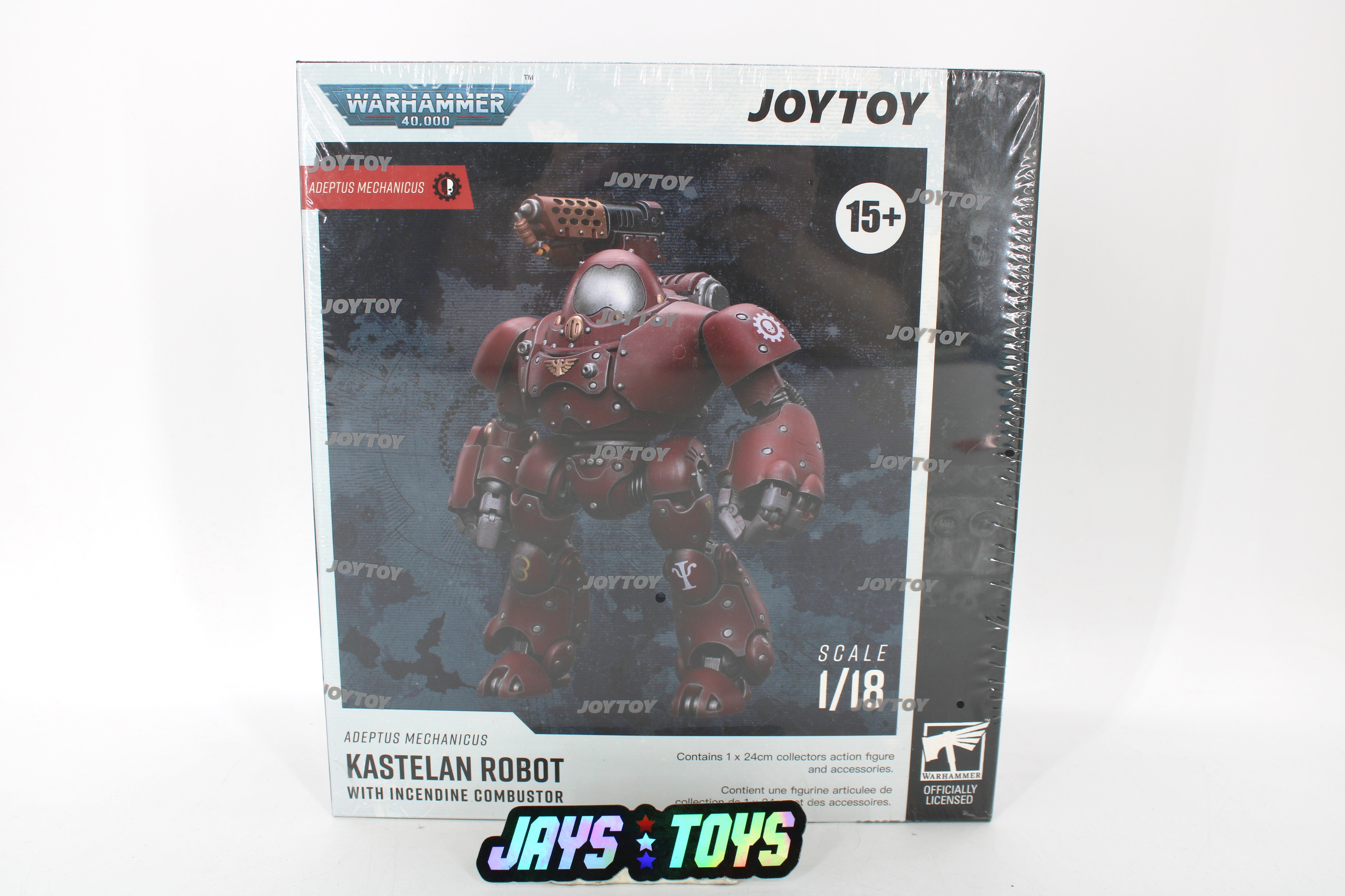 Warhammer 40k Adeptus Mechanicus Kastelan Robot with Incendine Combustor Action Figure (2023 JOYTOY) product image