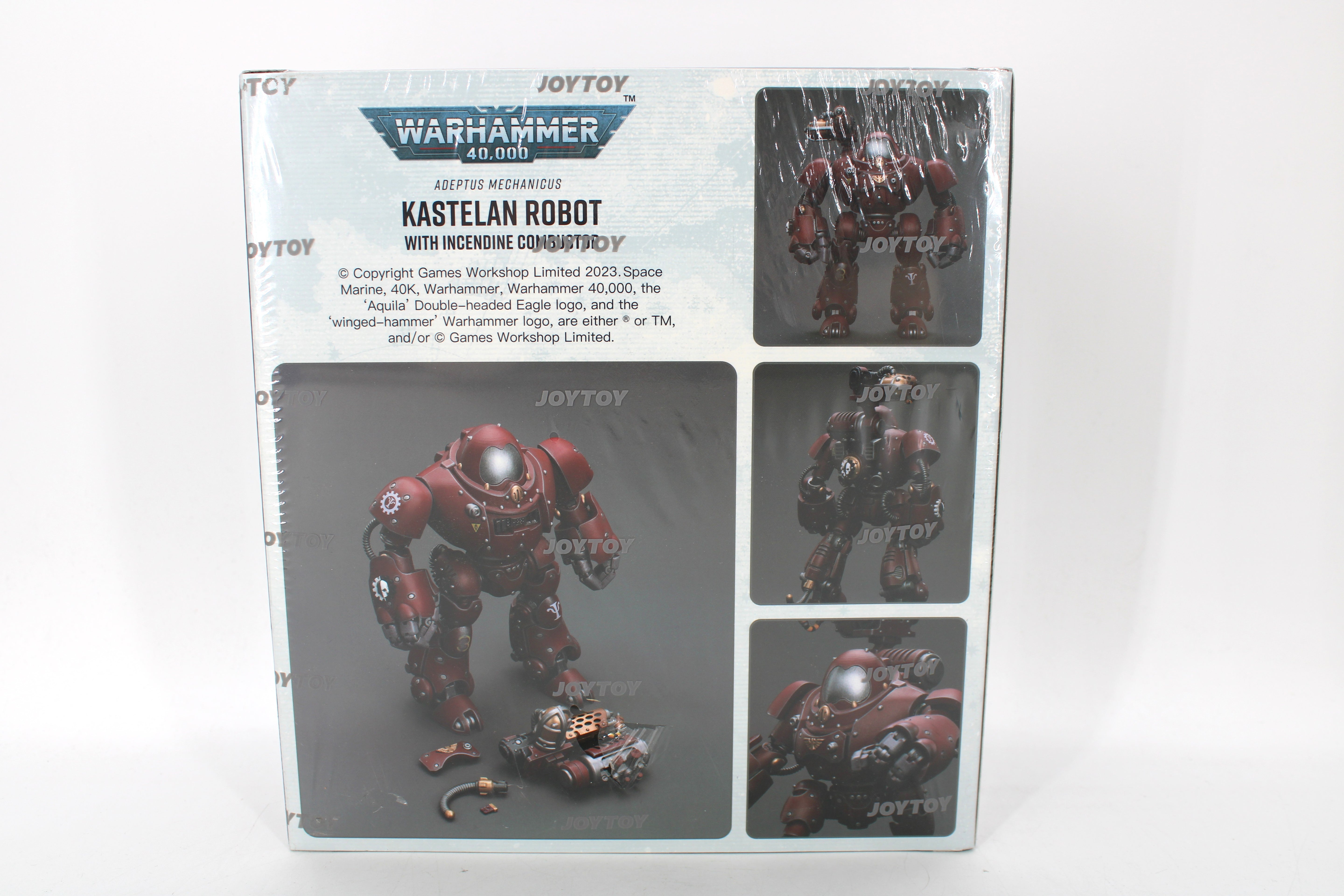 Warhammer 40k Adeptus Mechanicus Kastelan Robot with Incendine Combustor Action Figure (2023 JOYTOY) - view 2