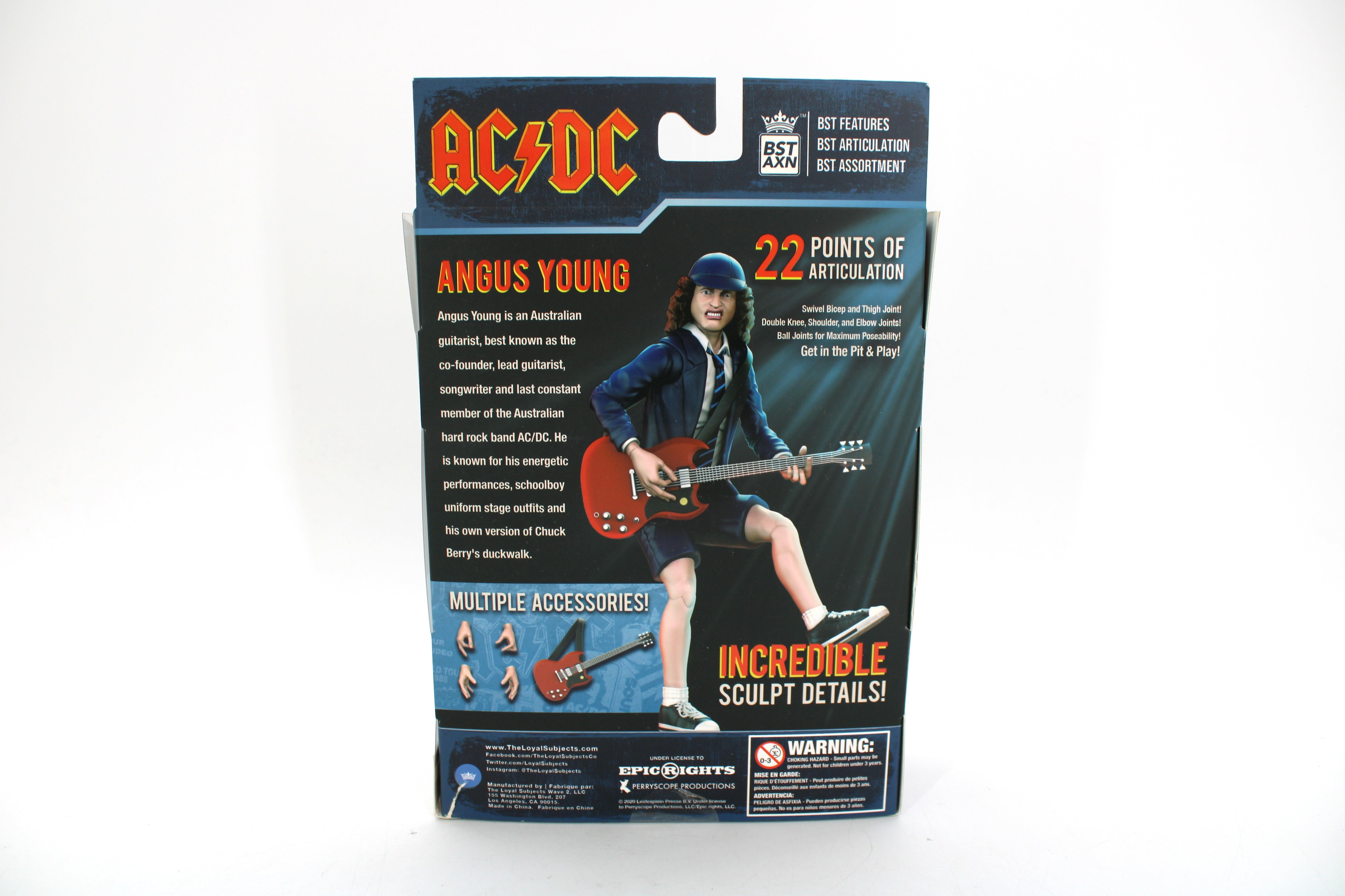 BST AXN AC/DC Angus Young Highway to Hell Tour Action Figure (2020 The Loyal Subjects) - view 2