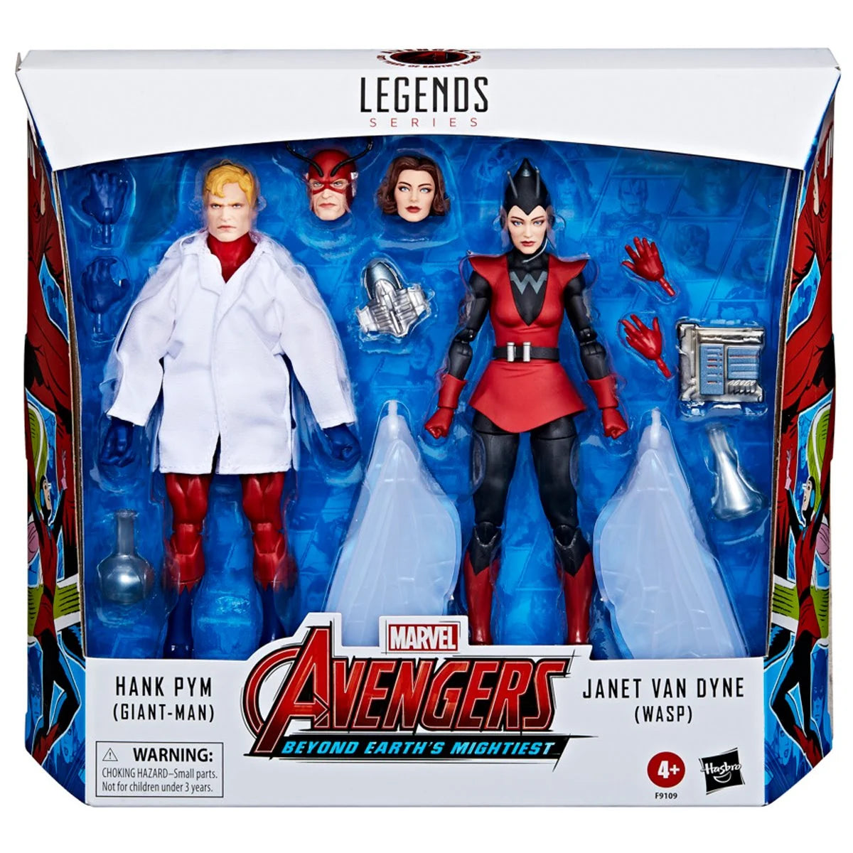 Avengers: Beyond Earth's Mightiest Marvel Legends Hank Pym (Giant-Man) & Janet Van Dyne (Wasp) Action Figure Two-Pack - view 2