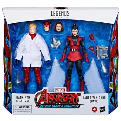 Avengers: Beyond Earth's Mightiest Marvel Legends Hank Pym (Giant-Man) & Janet Van Dyne (Wasp) Action Figure Two-Pack - view 2