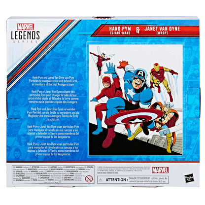 Avengers: Beyond Earth's Mightiest Marvel Legends Hank Pym (Giant-Man) & Janet Van Dyne (Wasp) Action Figure Two-Pack - view 4