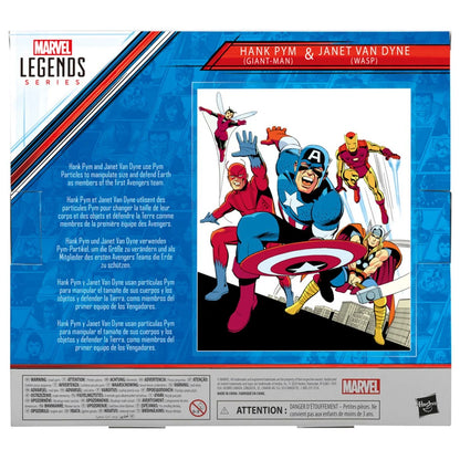 Avengers: Beyond Earth's Mightiest Marvel Legends Hank Pym (Giant-Man) & Janet Van Dyne (Wasp) Action Figure Two-Pack - view 5