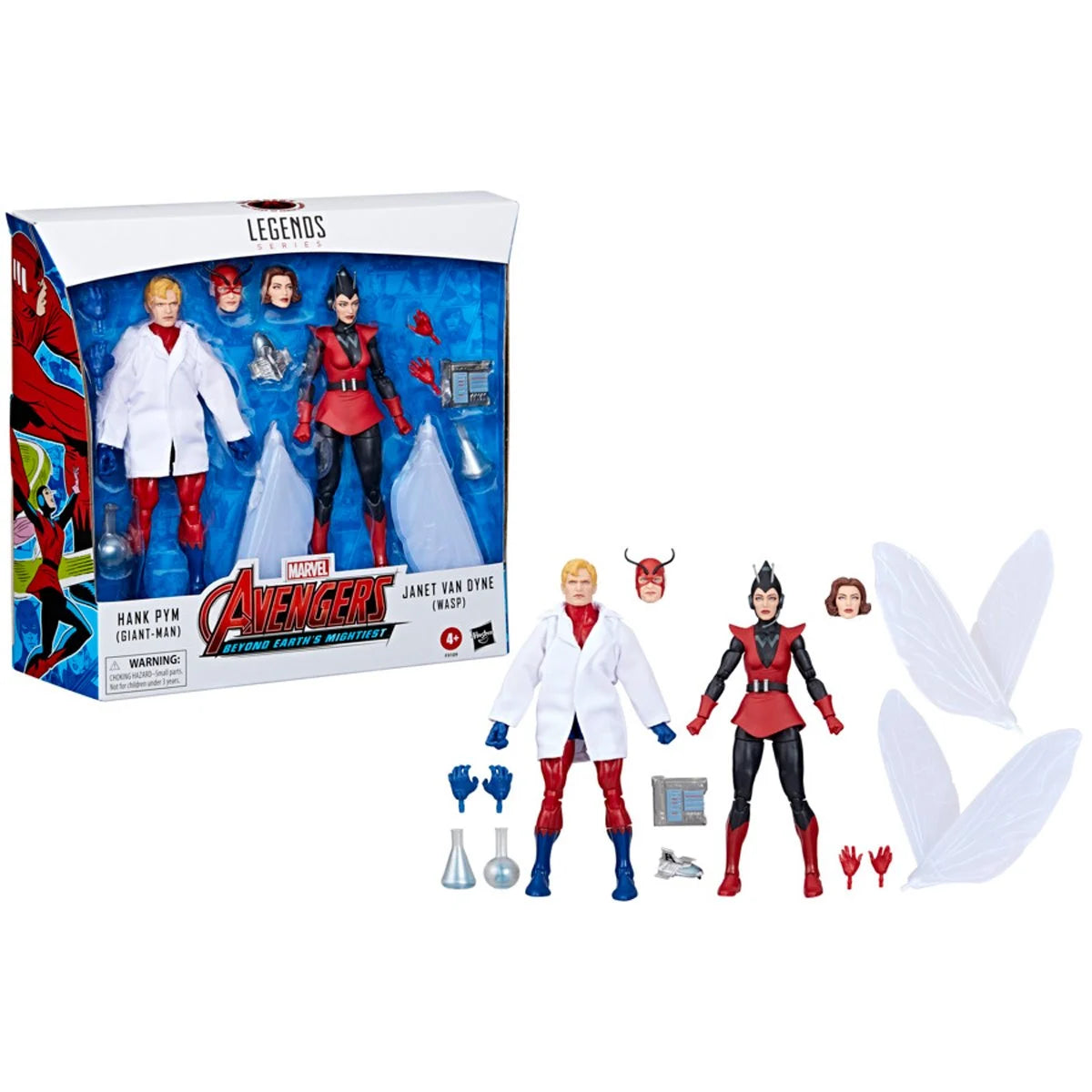 Avengers: Beyond Earth's Mightiest Marvel Legends Hank Pym (Giant-Man) & Janet Van Dyne (Wasp) Action Figure Two-Pack - view 7