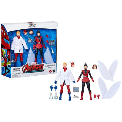 Avengers: Beyond Earth's Mightiest Marvel Legends Hank Pym (Giant-Man) & Janet Van Dyne (Wasp) Action Figure Two-Pack - view 7