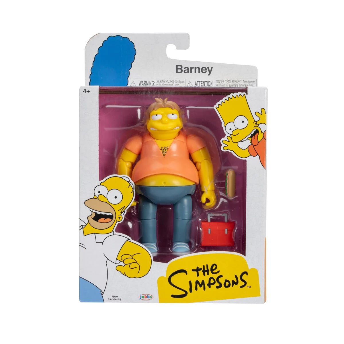 Barney Gumble Submarine Sandwich Action Figure - 5-Inch Wave 4