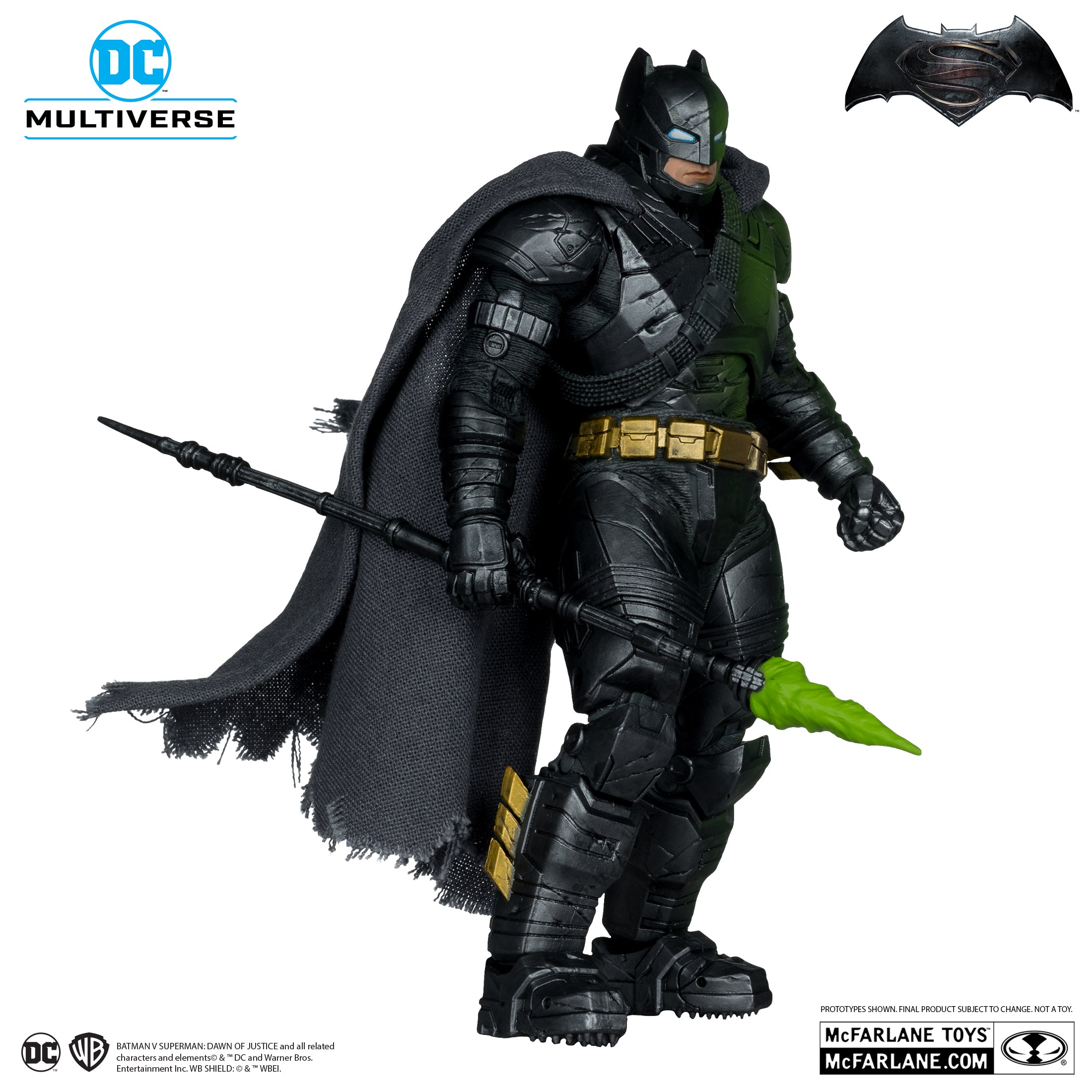 Batman (Armored Suit) Platinum Chase - Batman v Superman: Dawn of Justice DC Multiverse Action Figure