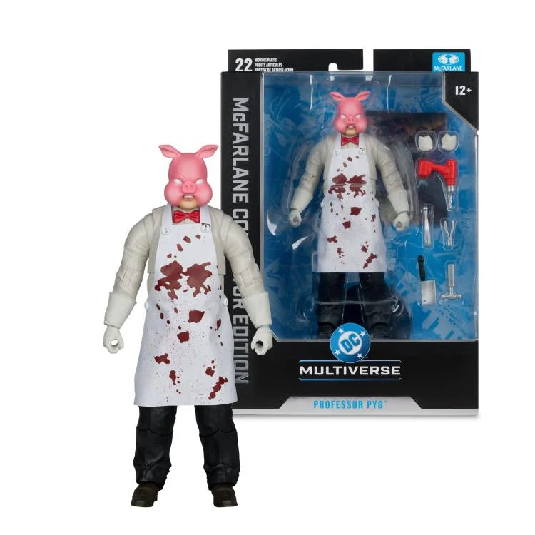 DC Multiverse Professor Pyg 7-inch Platinum Chase action figure in collector packaging