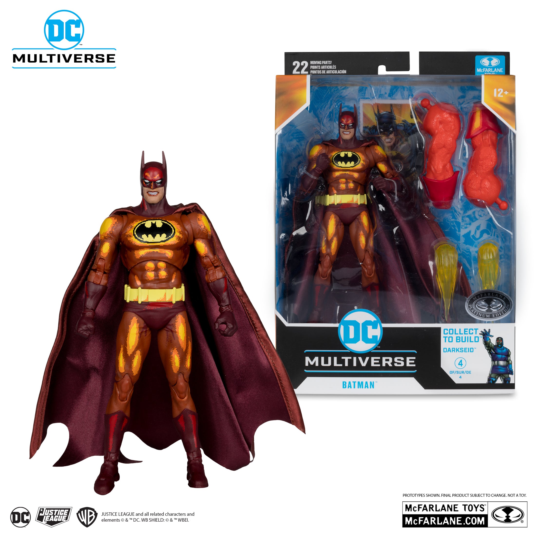 Batman (Platinum Edition) Justice League Task Force DC Multiverse Action Figure (Collect to Build: Darkseid)