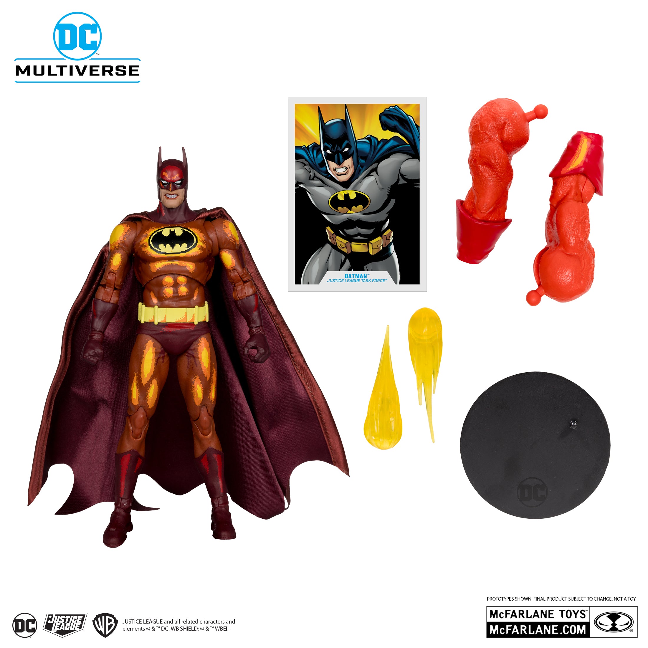 Batman (Platinum Edition) Justice League Task Force DC Multiverse Action Figure (Collect to Build: Darkseid)