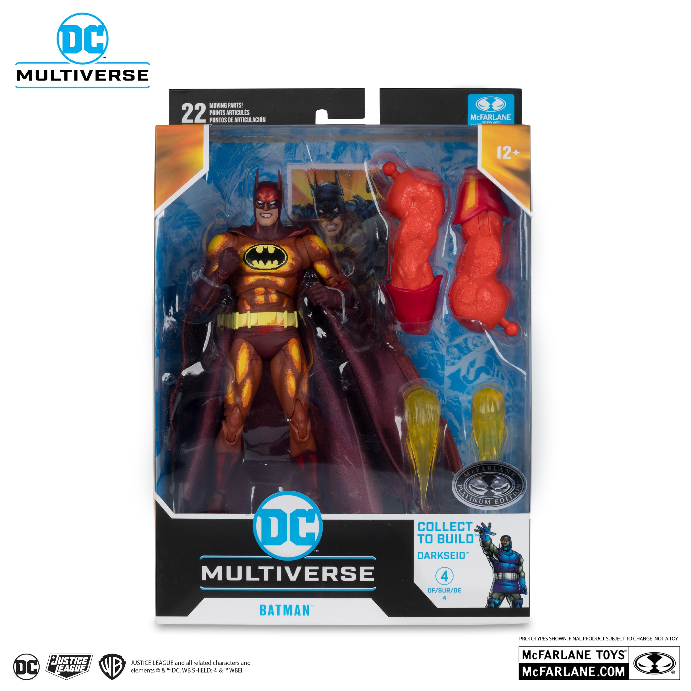 Batman (Platinum Edition) Justice League Task Force DC Multiverse Action Figure (Collect to Build: Darkseid)