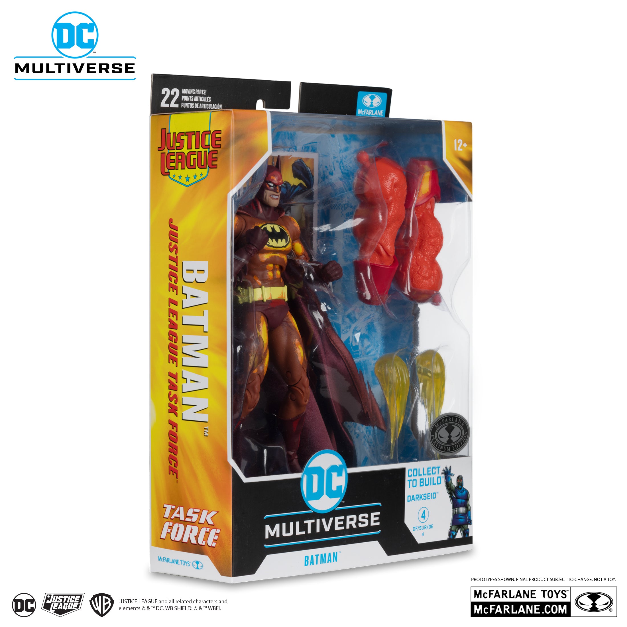 Batman (Platinum Edition) Justice League Task Force DC Multiverse Action Figure (Collect to Build: Darkseid)