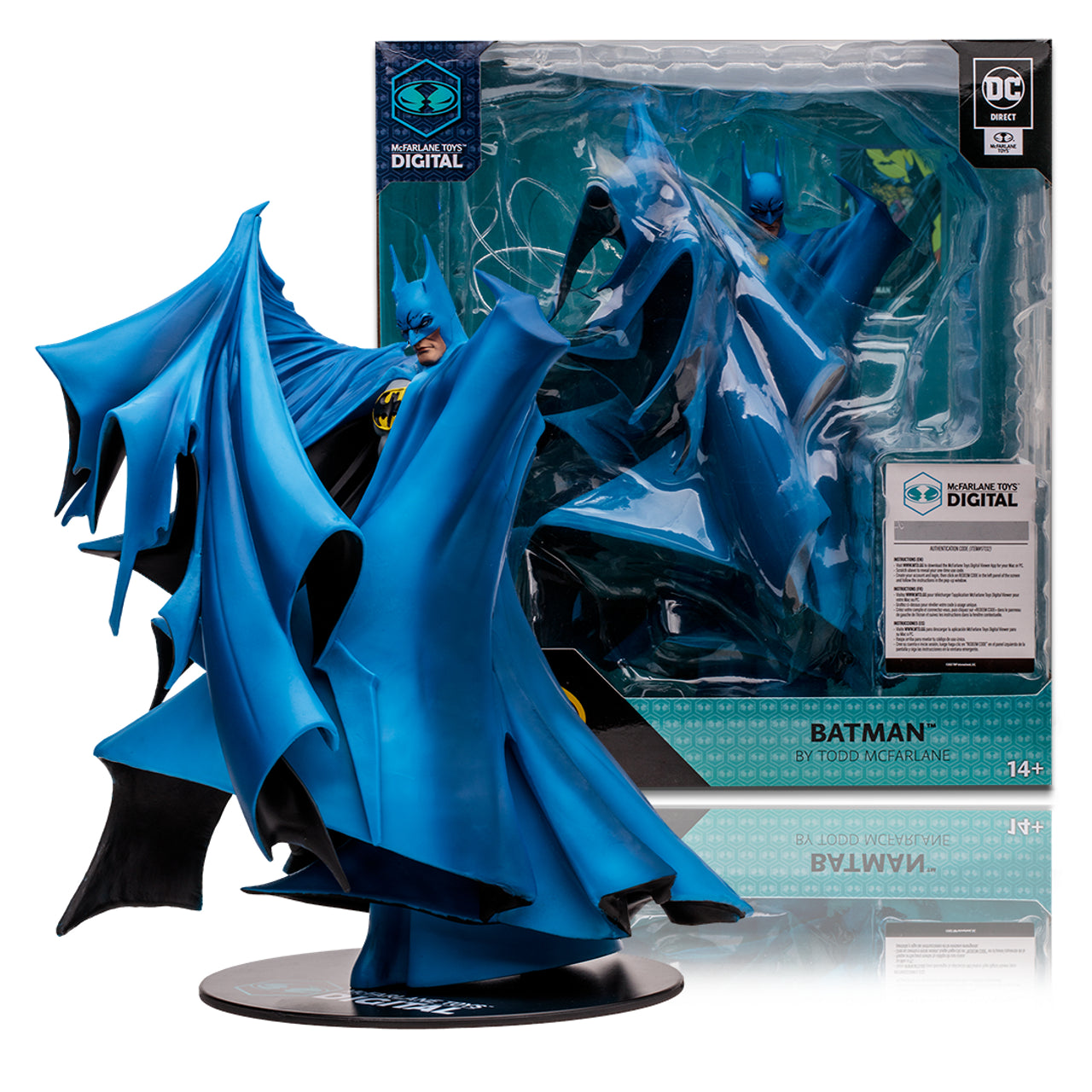Batman by Todd McFarlane - 1:8 Scale PVC Statue (Blue)