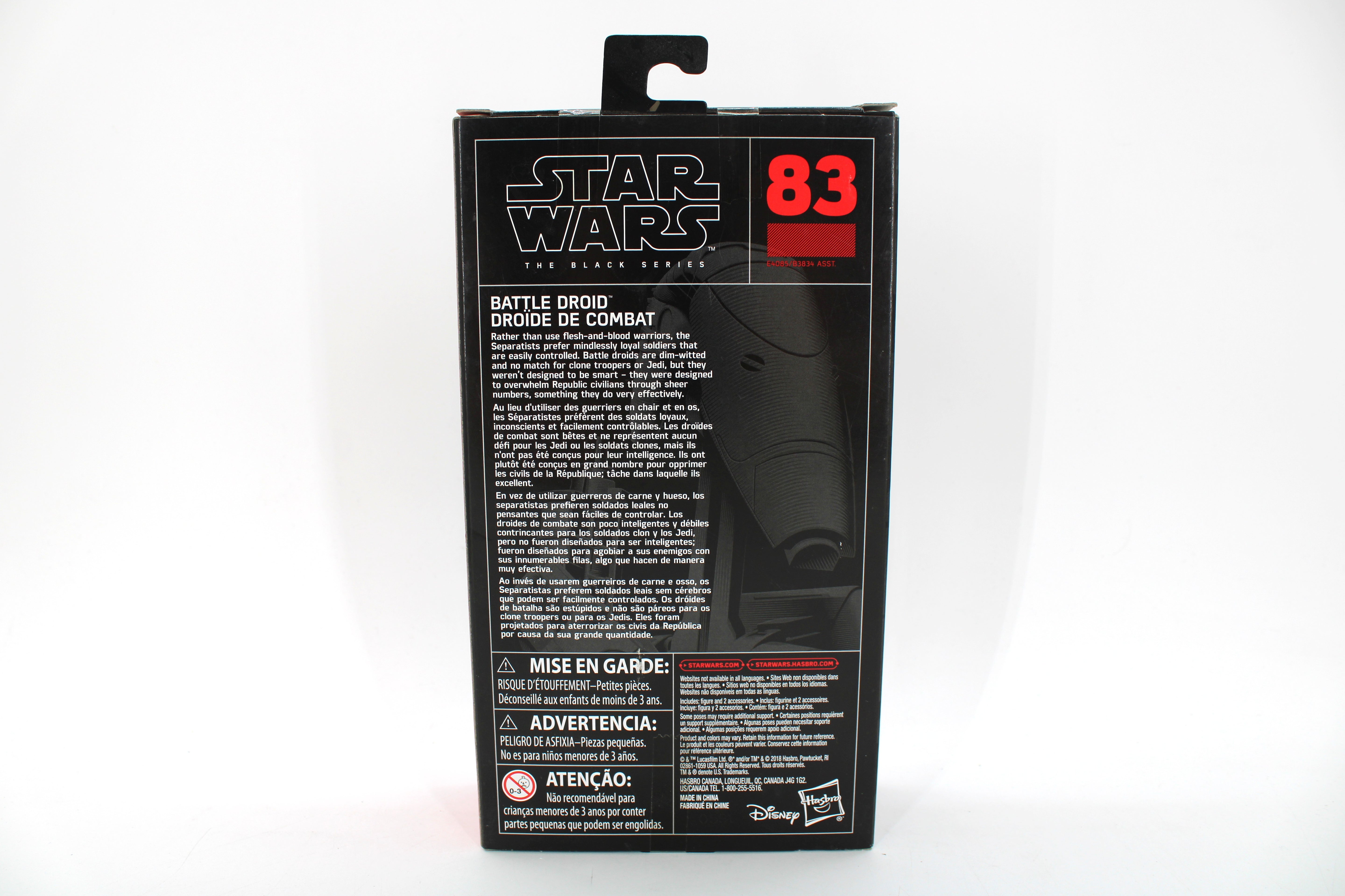 Star Wars The Black Series Battle Droid Action Figure (2018) - view 2