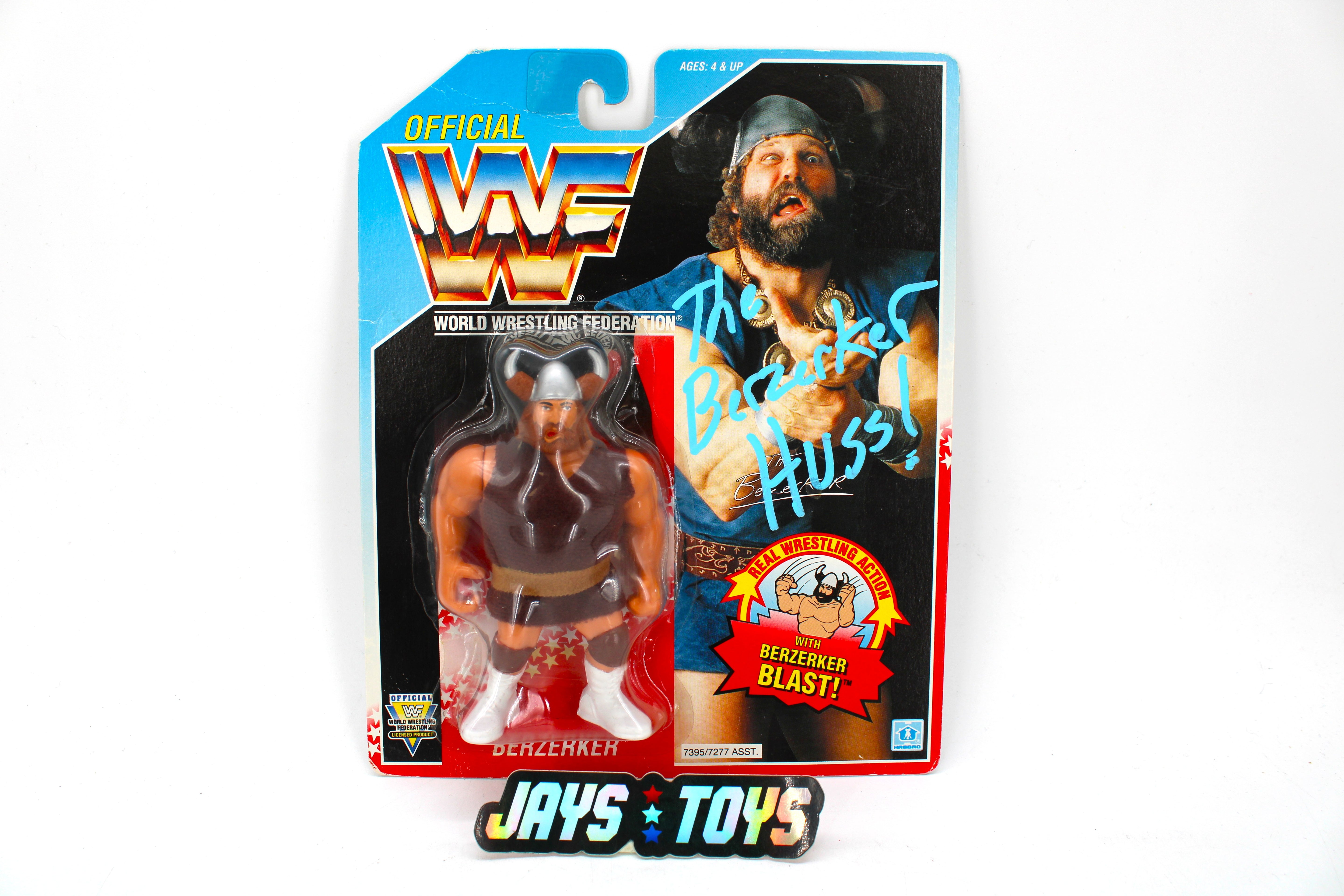 WWF Berzerker Autographed Action Figure (1992) product image